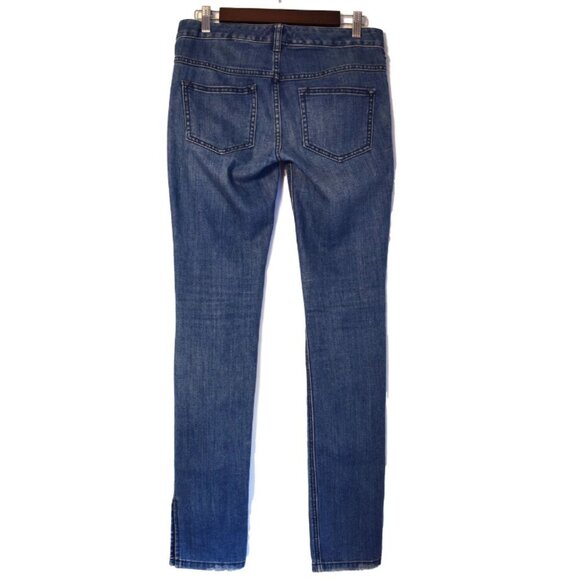Free People Distressed Jeans with Split Hem Ankles - Picture 4 of 8
